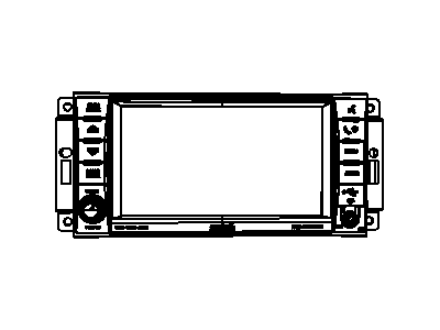 Mopar 5064925AE Radio-MW/FM/DVD