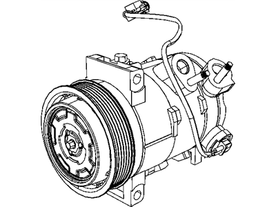 2017 Jeep Compass A/C Compressor - 55111610AC