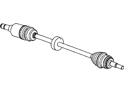 Mopar 4668936AC Axle Half Shaft Right