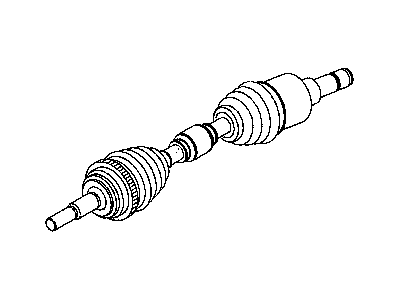 2008 Chrysler PT Cruiser Axle Shaft - 4668937AC