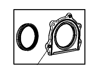 Mopar 4654389AC RETAINER-CRANKSHAFT Rear Oil Seal