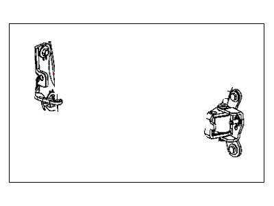 Mopar 5065097AA Rear Door Upper Hinge