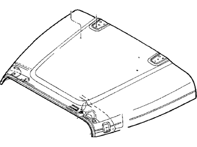 Mopar 55176594AF Hood Panel Assembly