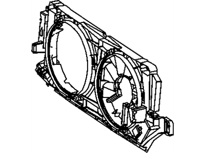 Dodge Sprinter 2500 Fan Shroud - 68013664AA