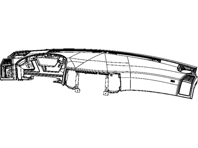 Mopar 1DE841DVAD Instrument Panel-Instrument Upper