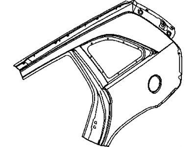 Mopar 5101986AB Panel-Body Side Aperture Rear