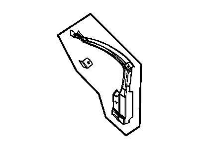 Mopar 4719710AB TROUGH-LIFTGATE Opening