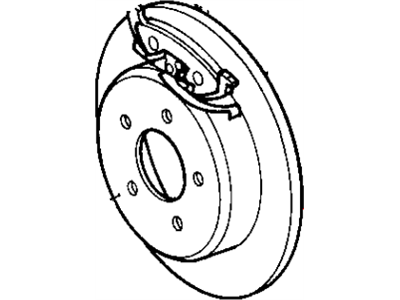 2007 Dodge Grand Caravan Brake Disc - 4721023AF