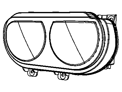 Mopar 5028776AA Passengers Halogen Headlight Replacement