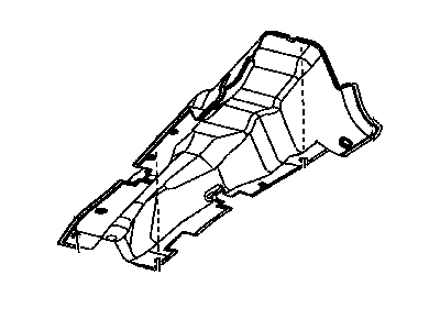 Mopar 5054188AE SILENCER-Tunnel