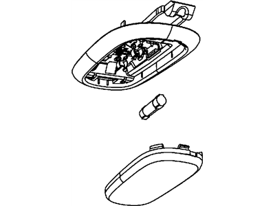 Mopar 5JG55DW1AB Lamp-Dome