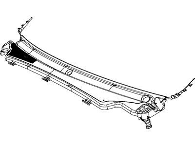 Mopar 55079197AH Grille-COWL Top