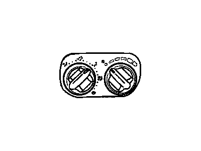 Mopar 5011109AA Knob-A/C And Heater Control - Ro