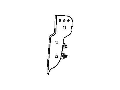 Mopar 55134859AB DEFLECTOR B Pillar