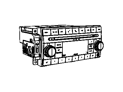 Mopar 5064954AF Radio-MW/FM/DVD