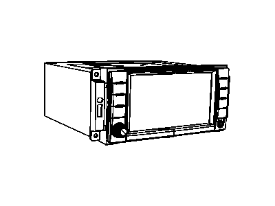 Mopar 5064877AH Radio-AM/FM/CD/DVD/HDD