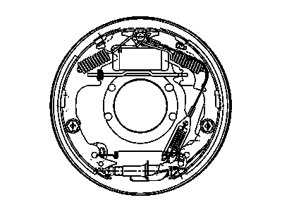 Mopar 52008664AC BRAKEASSY-Rear Drum