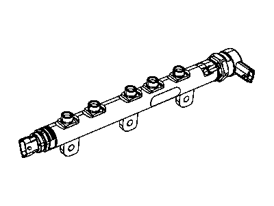 2009 Jeep Wrangler Fuel Rail - RX031572AA