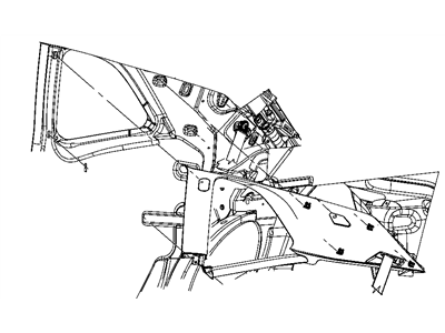Mopar 1FQ59XDVAF Panel-C Pillar