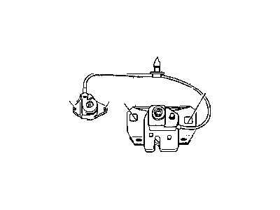 Mopar 4642974 Latch-DECKLID