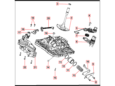 Mopar 68051180AA Transmission Valve Body Kit