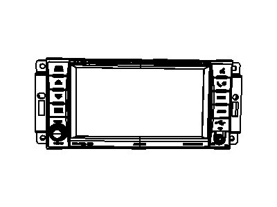 Mopar 5064678AF Radio-AM/FM/DVD/HDD/MP3/SDARS/RR