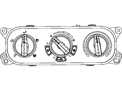 Mopar 55111840AB Air Conditioner And Heater Control