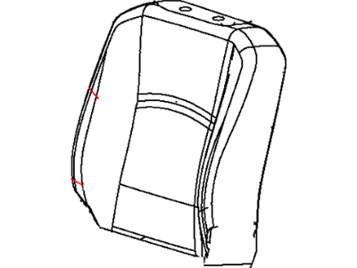 Mopar 5LD63BD3AA Front Seat Back Cover