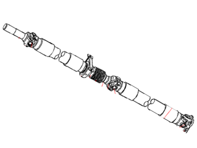 Mopar 52105916AC Rear Drive Shaft