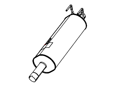 Mopar 68143586AD Exhaust Muffler