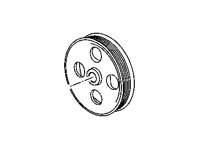 Mopar 4861540AA Pulley-Power Steering Pump