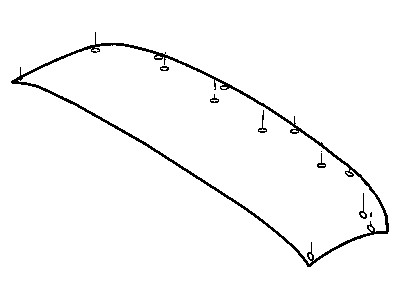 Mopar 5029133AB Panel-HEADLINER