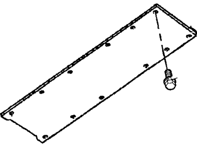 Mopar 4642876 Plate-Floor Console