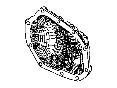 2009 Jeep Commander Differential Cover - 52111342AC