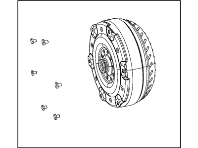 2008 Dodge Ram 3500 Torque Converter - 68109671AA