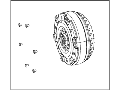 2008 Dodge Ram 2500 Torque Converter - 68109671AA