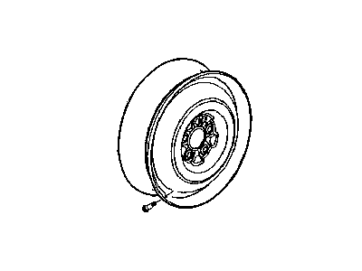 Mopar 5272960AA Steel Wheel