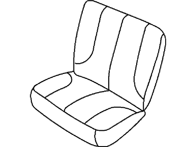 Mopar 1VD61GTVAA Rear Seat Cushion Cover Left