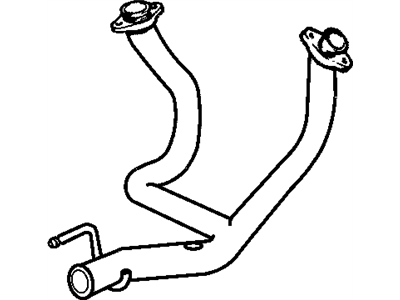 2000 Jeep Grand Cherokee Exhaust Pipe - 52101092AB