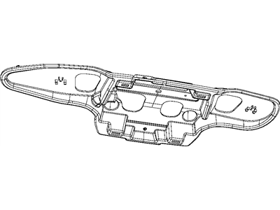 Mopar 68044031AA RETAINER-Overhead Console