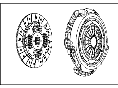 Mopar 5106124AB CLTCH Kit-Pressure Plate And Disc