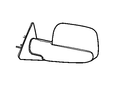 Mopar 55156335AC Driver Side Mirror Outside Rear View