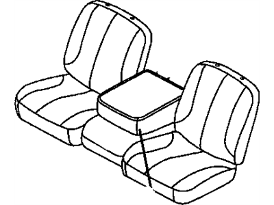 Mopar 68050516AA Foam-Seat Back