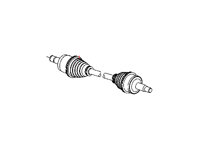 Mopar 4578431AD Axle Half Shaft