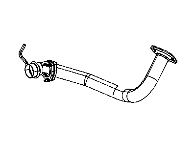 Mopar 68024796AA Exhaust Extension Pipe