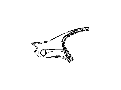 Mopar 5080654AA Panel-Body Side Aperture Rear