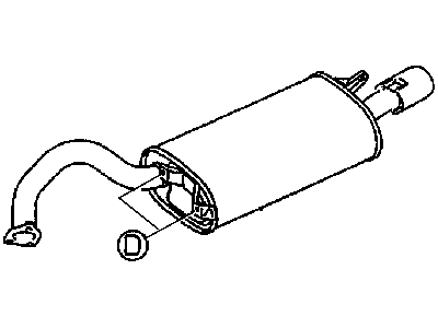 Dodge Stratus Muffler - MR450428