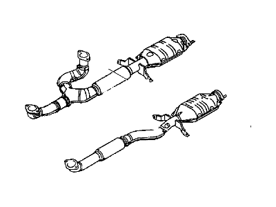 2002 Chrysler Sebring Exhaust Pipe - MR281020