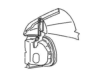 Mopar 55344913AC Extension-Fender To HEADLAMP