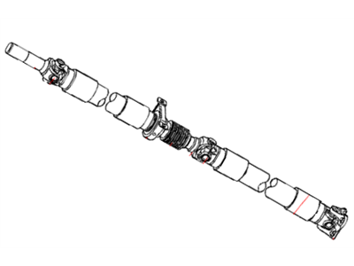 Mopar 52853158AA Rear Drive Shaft